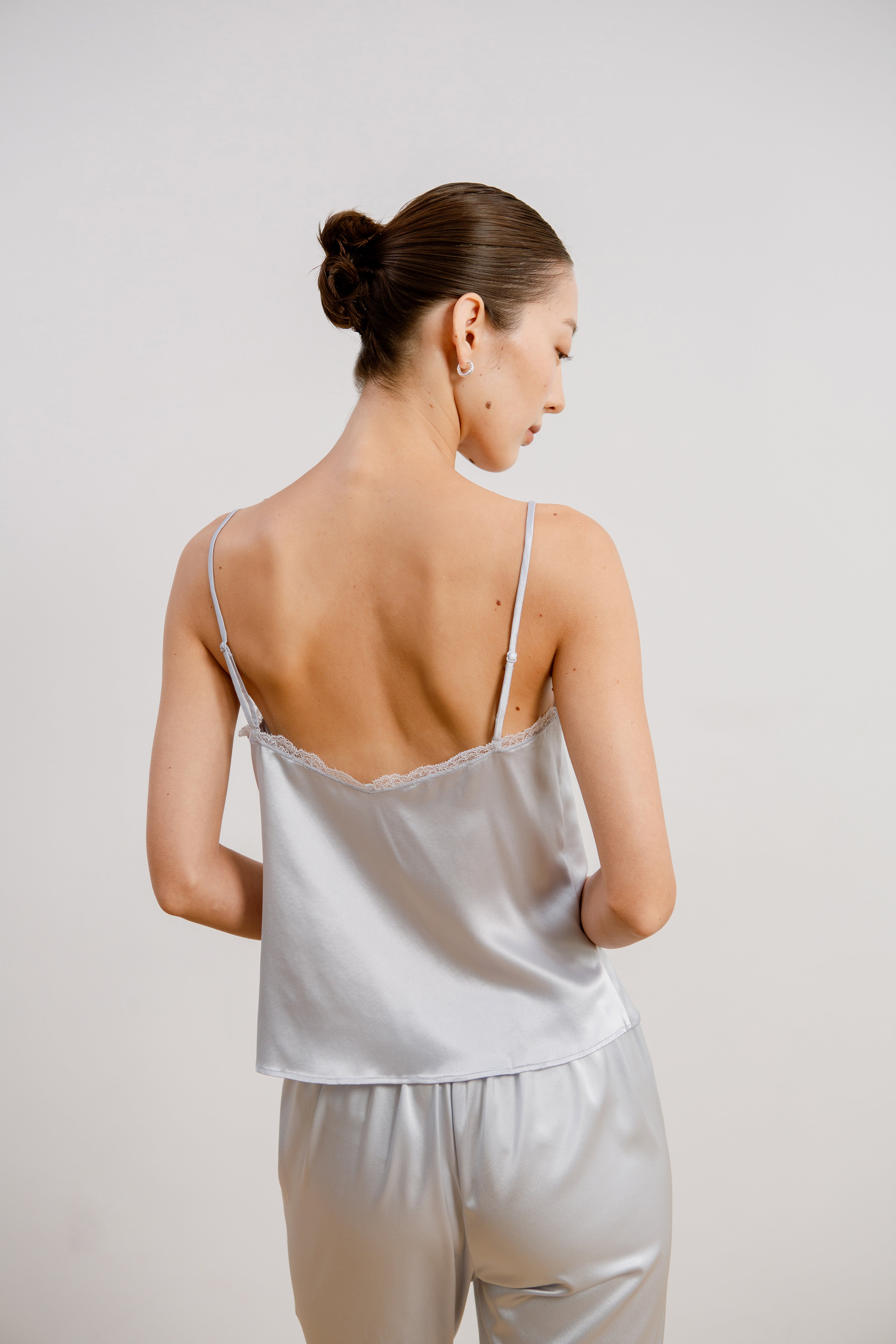 Silk Lace Camisole - Mist
