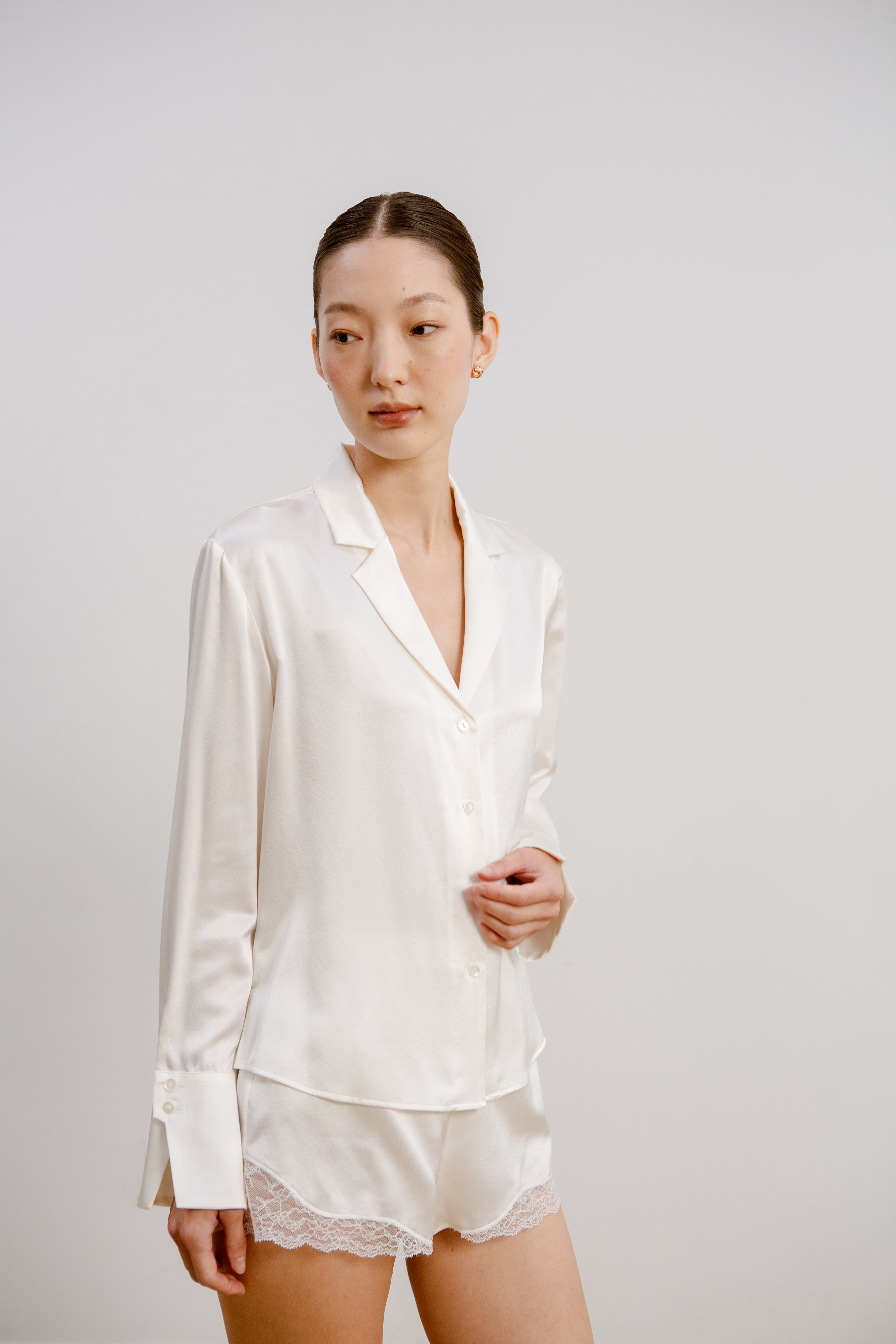 Silk Shirt - Ivory