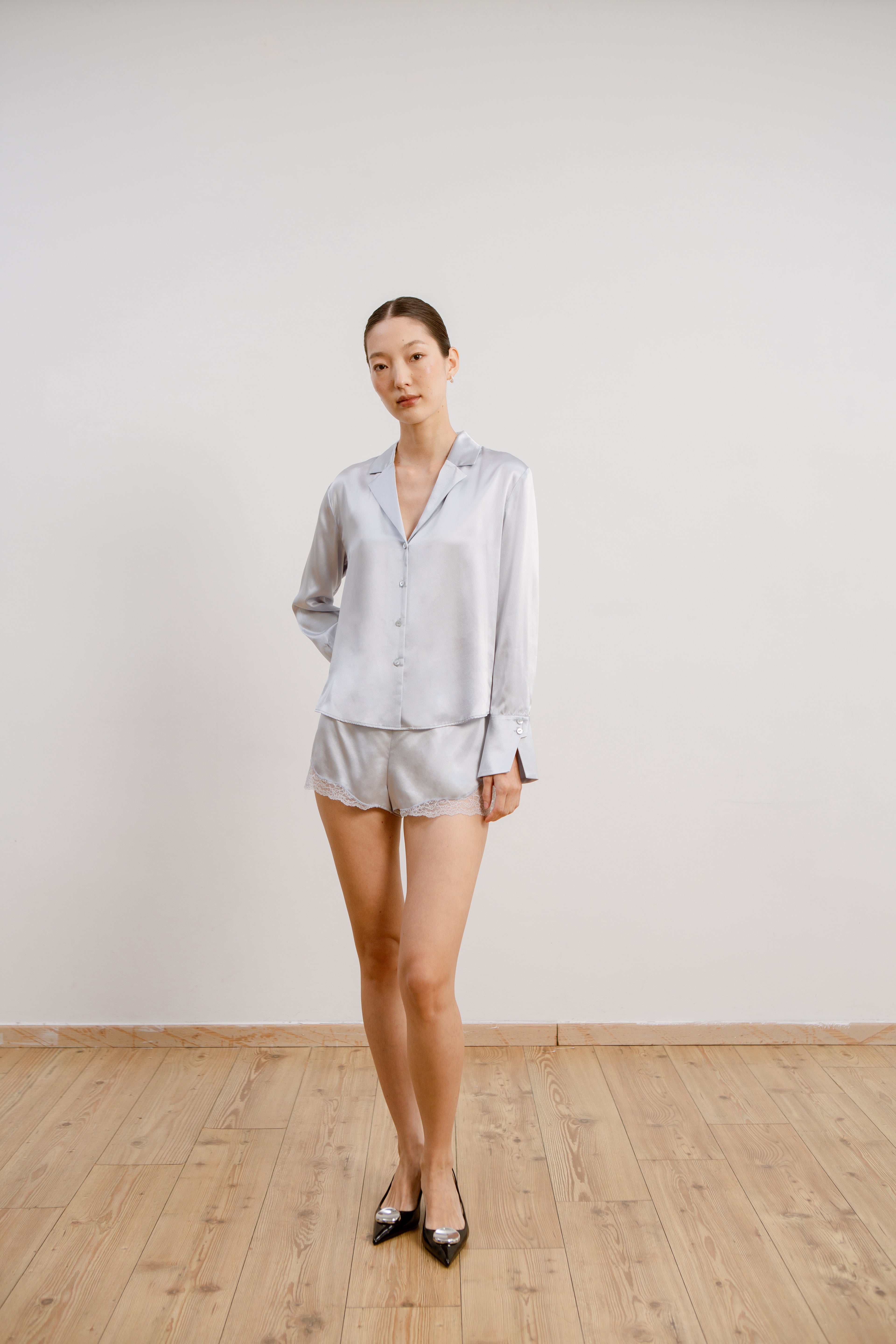 Silk Shirt - Mist