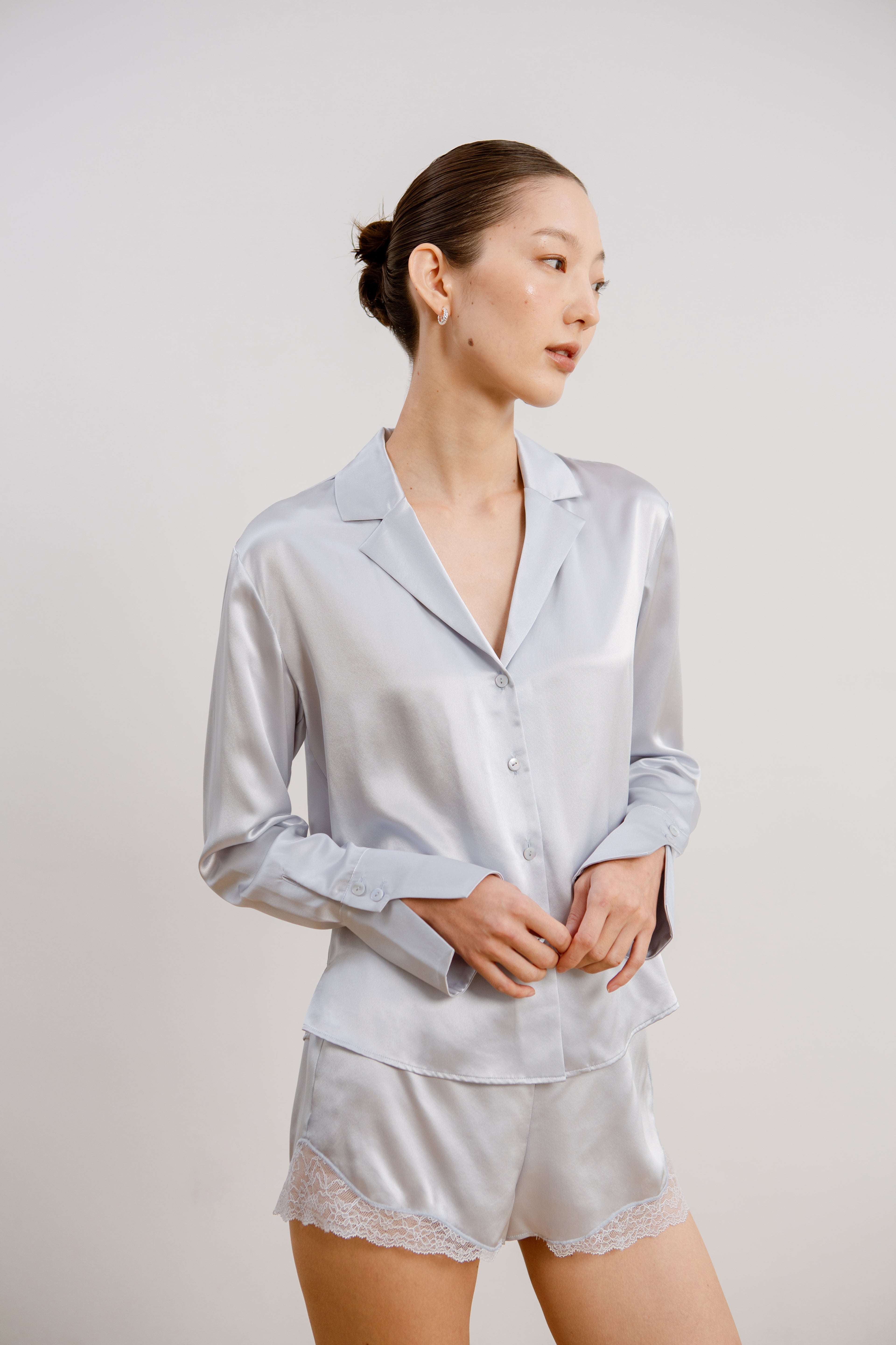 Silk Shirt - Mist