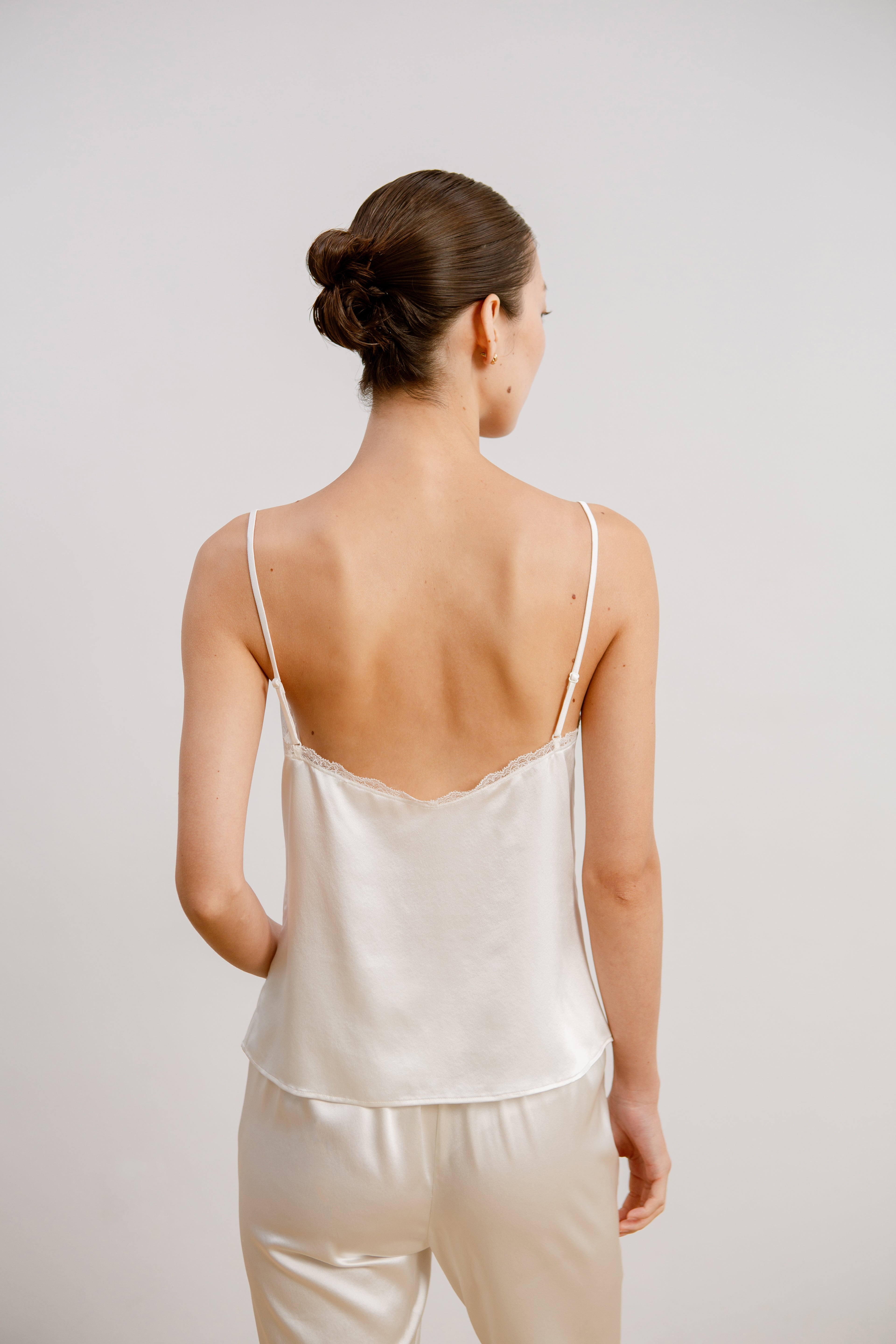 Silk Lace Camisole - Ivory