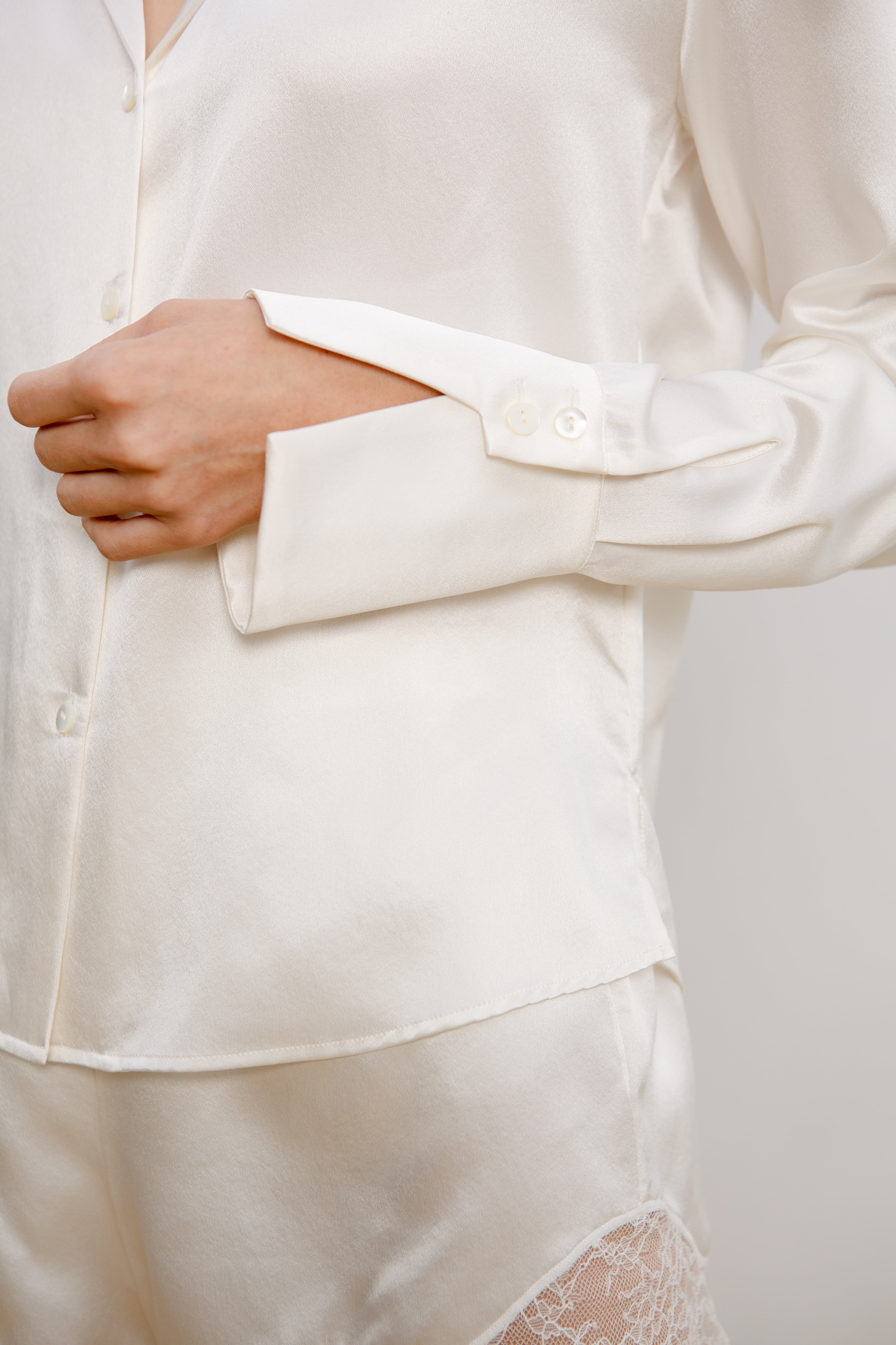 Silk Shirt - Ivory