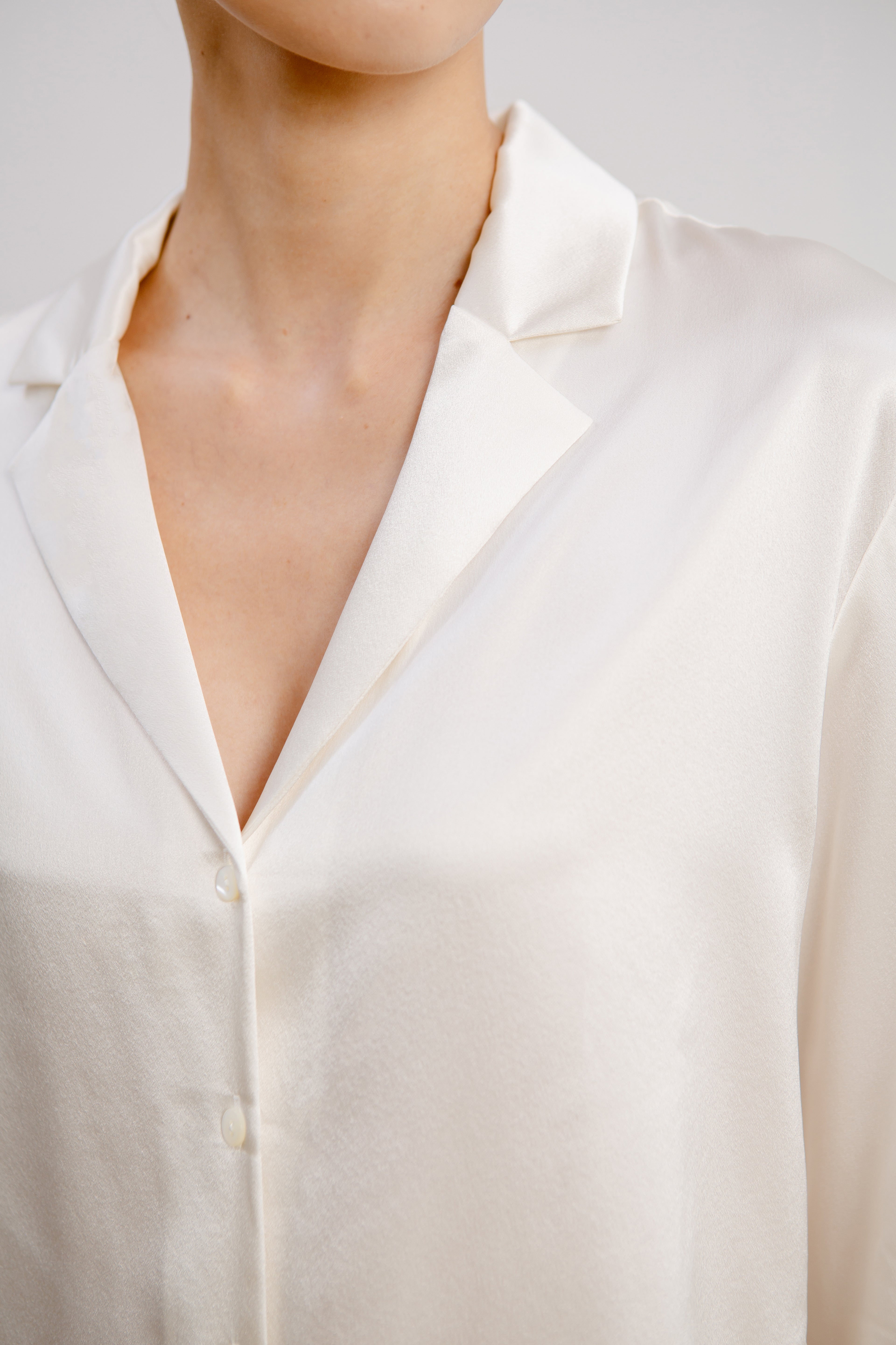 Silk Shirt - Ivory