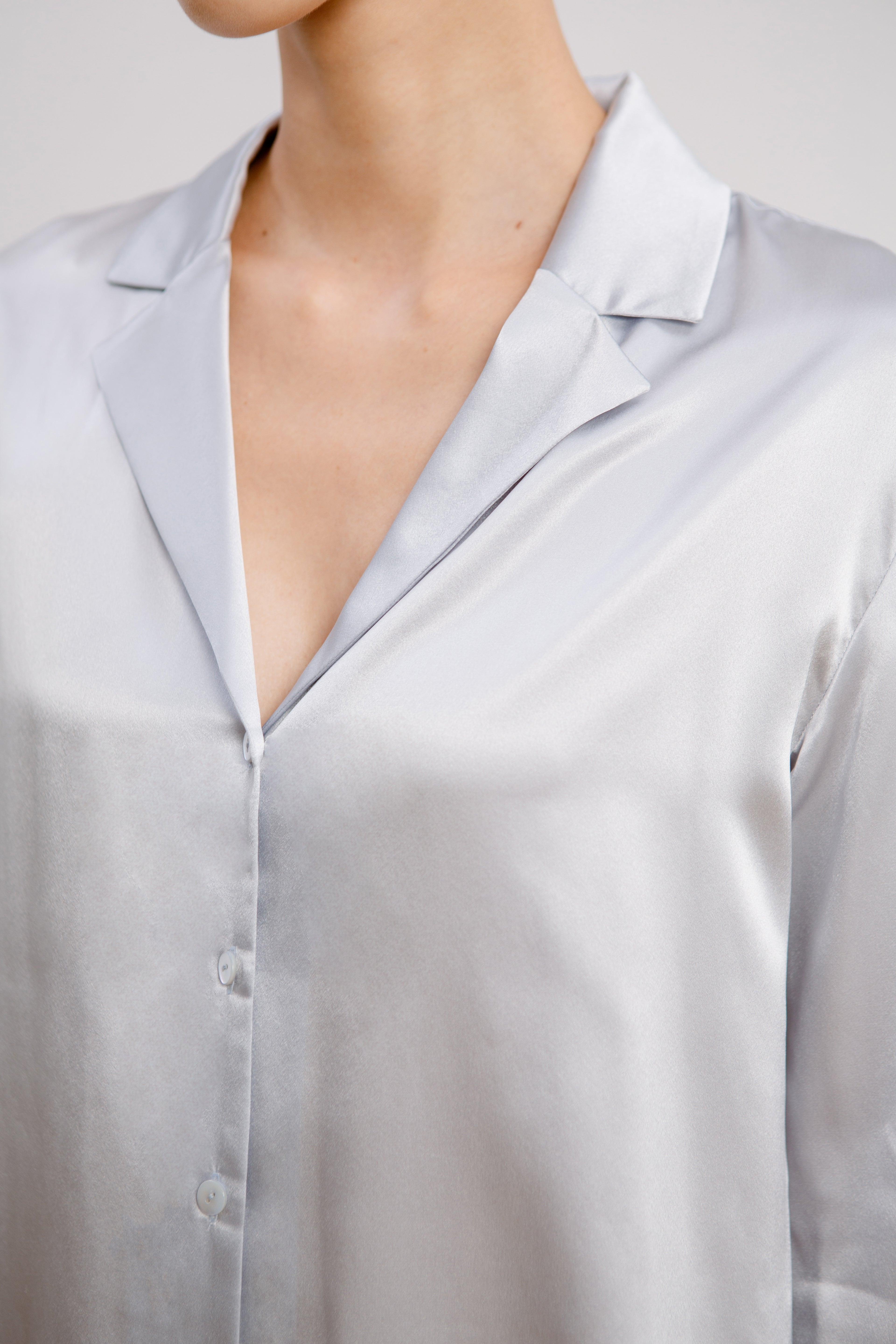 Silk Shirt - Mist