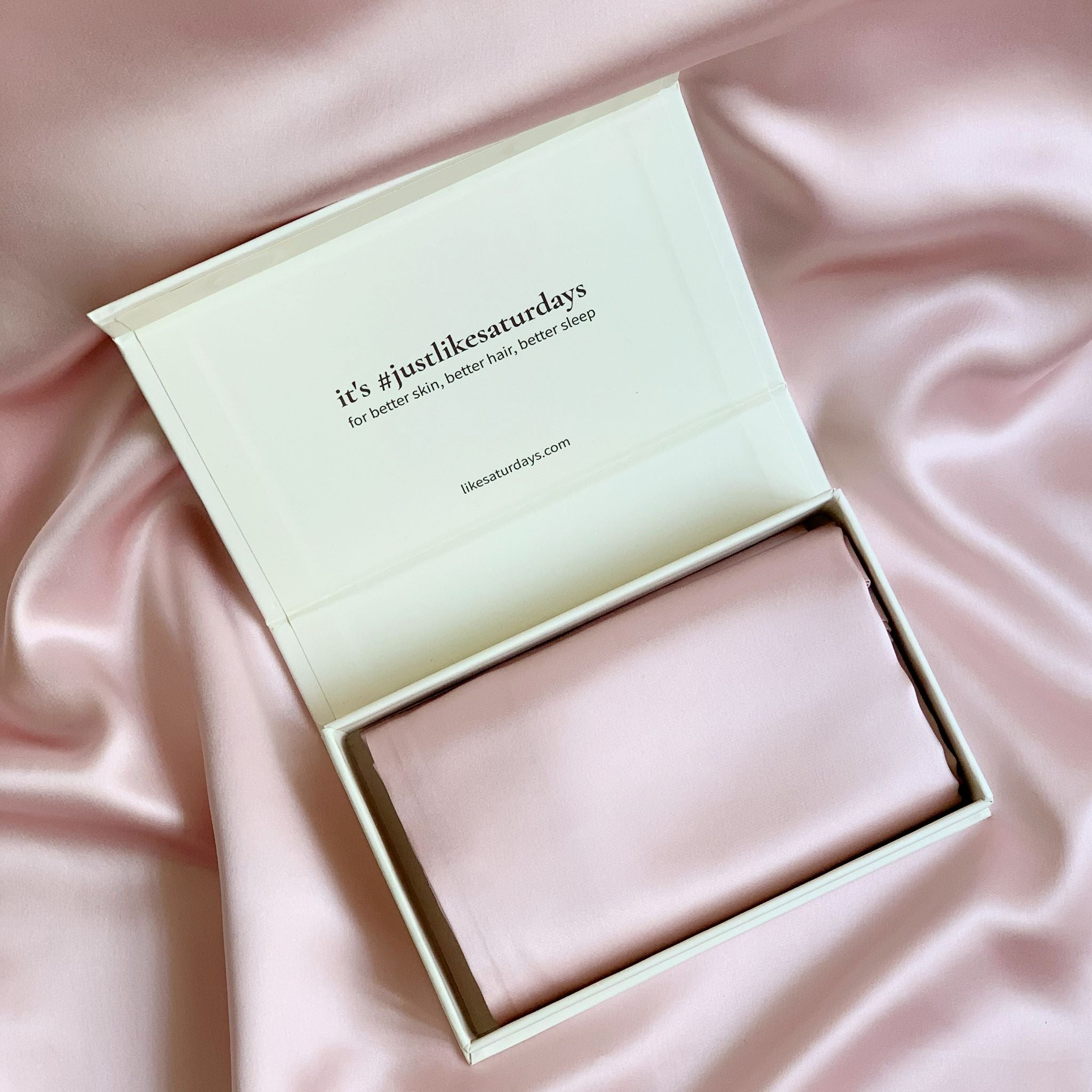 silk pillowcase - blush