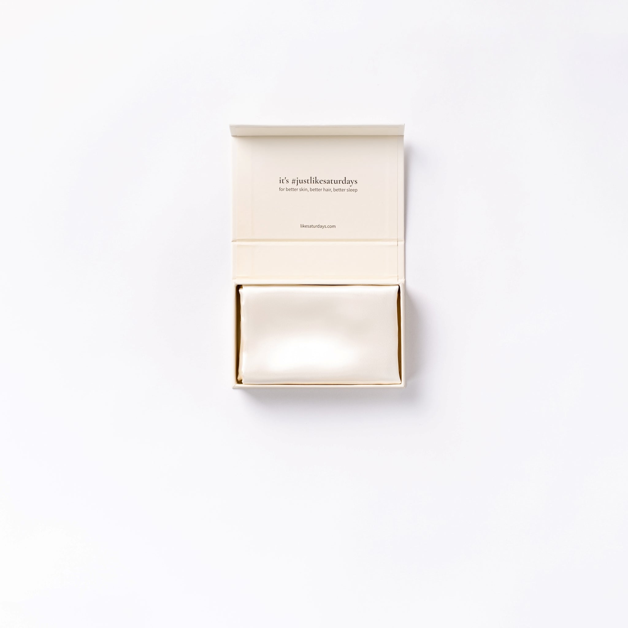 silk pillowcase - ivory