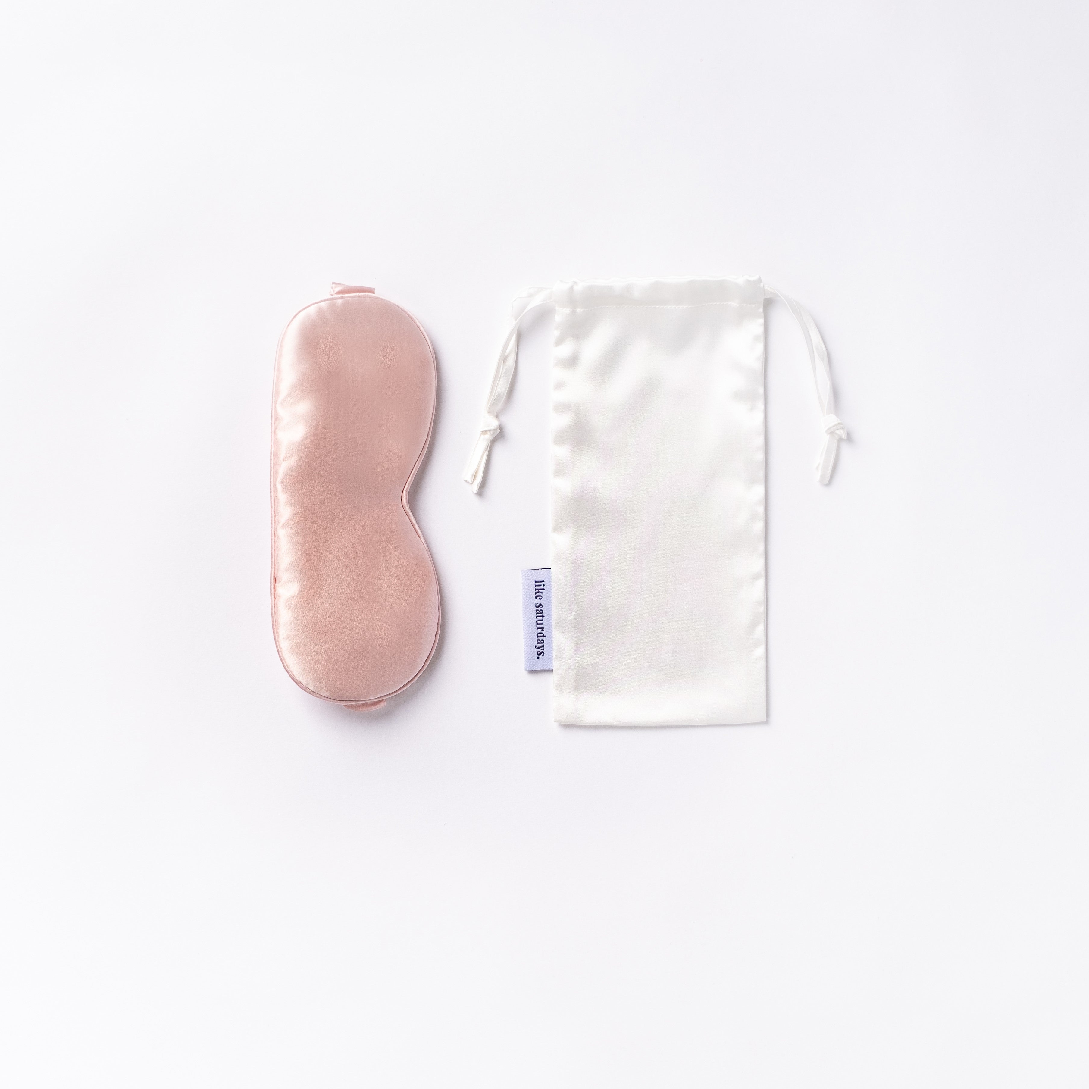 Silk Sleep Mask Blush Pink