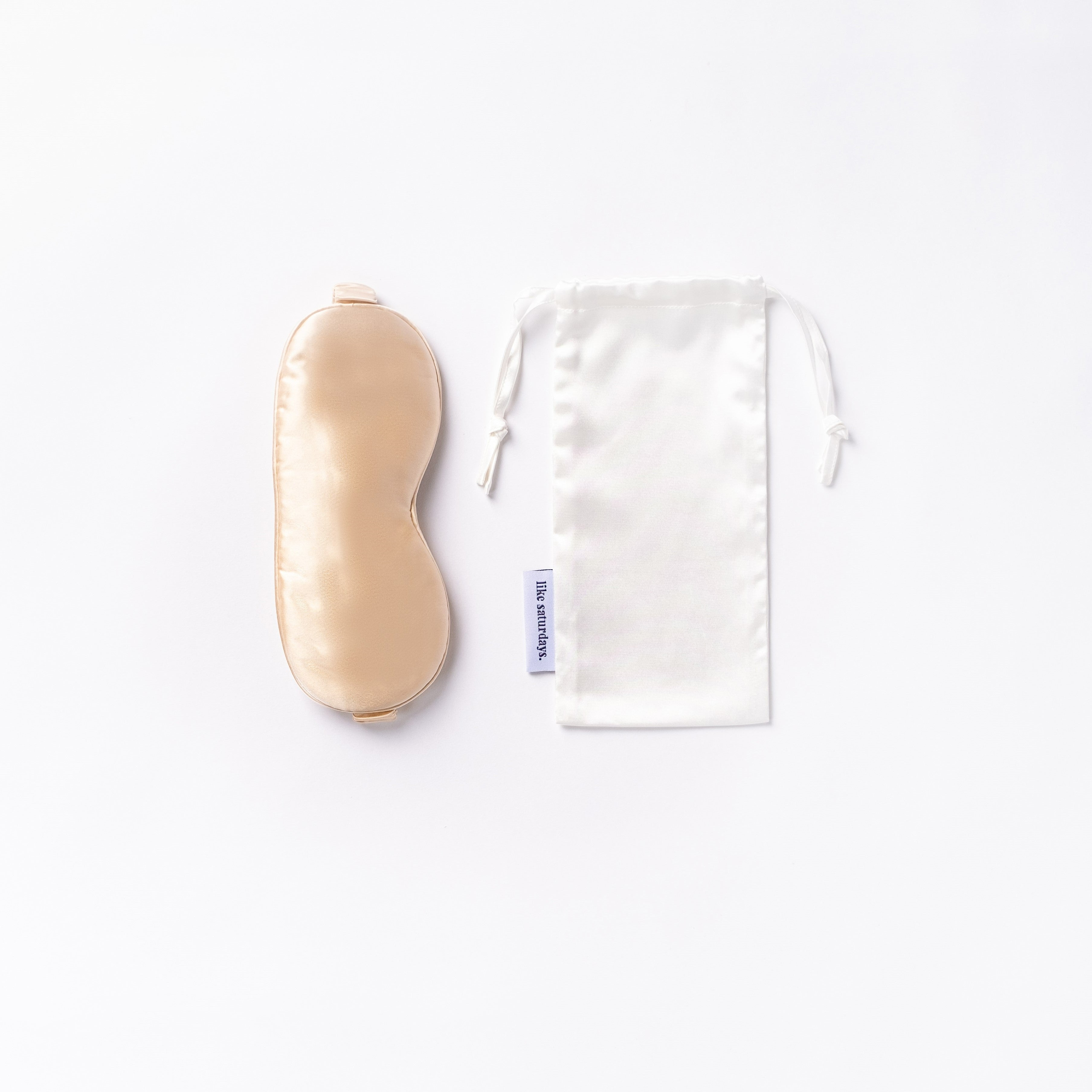 Silk Sleep Mask Champagne Gold