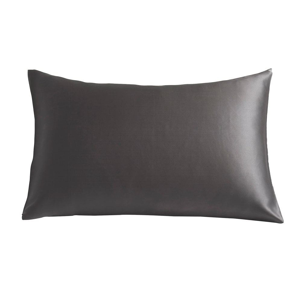 silk pillowcase - charcoal