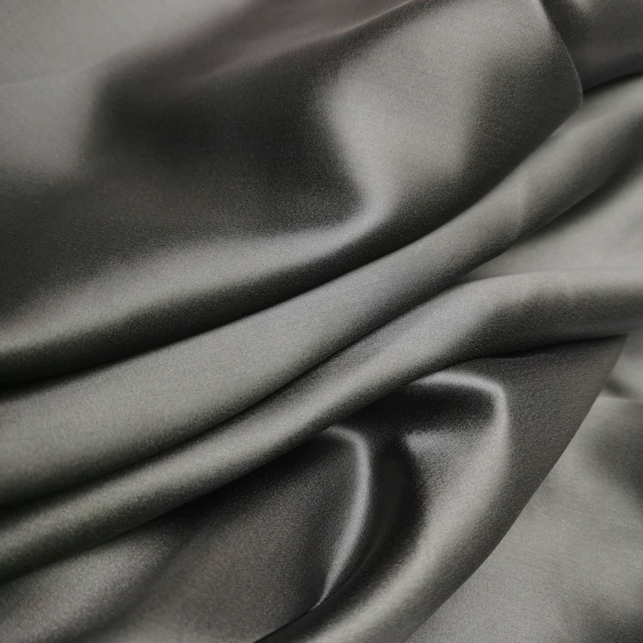 silk pillowcase - charcoal